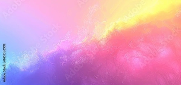Obraz Multicolored background with blue, yellow, pink, and purple hue