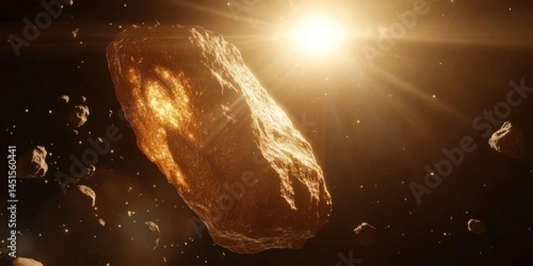 Fototapeta Asteroid banner