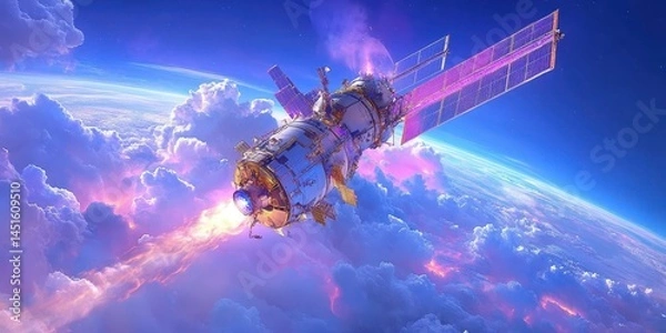 Obraz Space technology banner