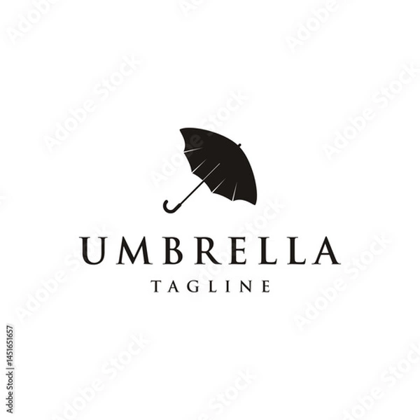 Fototapeta Umbrella logo template design with unique and creative concept.