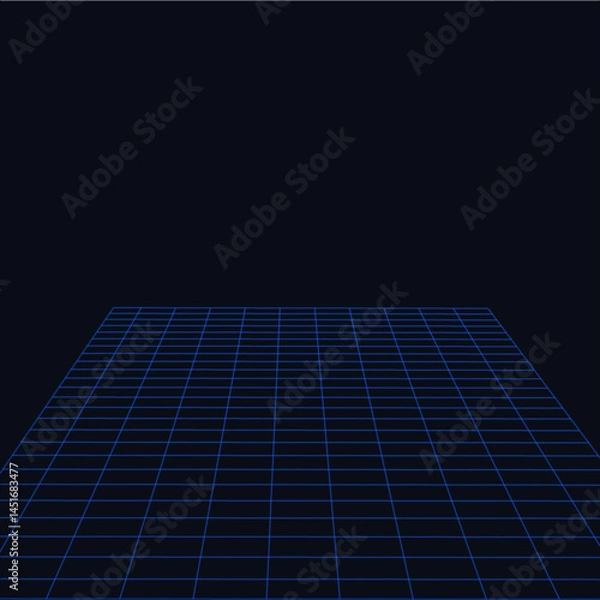 Fototapeta Retro grid line paper