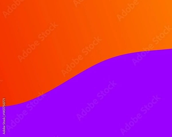 Obraz Red orange and purple gradient background