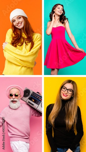 Obraz Vertical Fashion Photo Multi Screen Slideshow