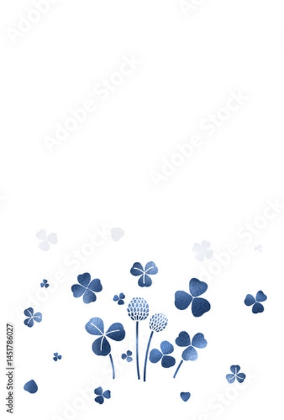 Fototapeta クローバーの背景　C-2