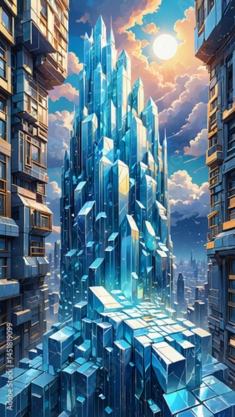 Fototapeta  Abstraktion Die fragile Balance der Rückkehr 9х16. Hintergrund für das Design 2.