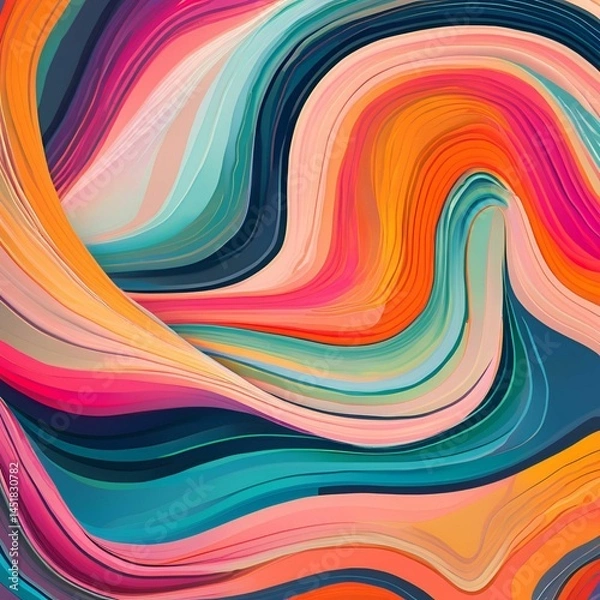 Fototapeta Abstract colorful wallpaper and design