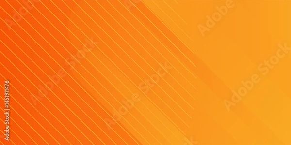 Fototapeta Abstract orange background with diagonal lines. Dynamic shapes composition.