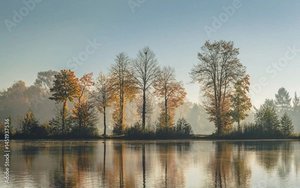 Fototapeta Nad stawem