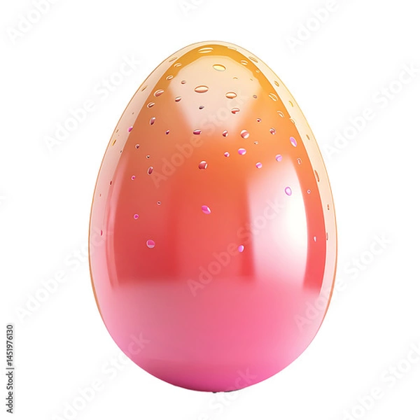 Obraz Pink and Orange Easter Egg