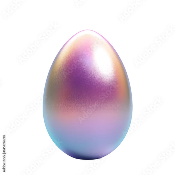 Obraz Stunning Iridescent Easter Egg: A Perfect Spring Image