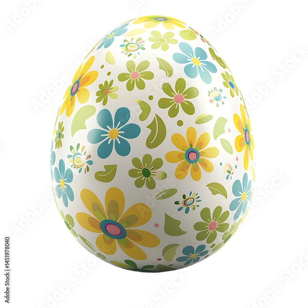 Obraz Floral Easter Egg Design Image