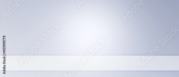 Fototapeta Blank gray gradient background with product display