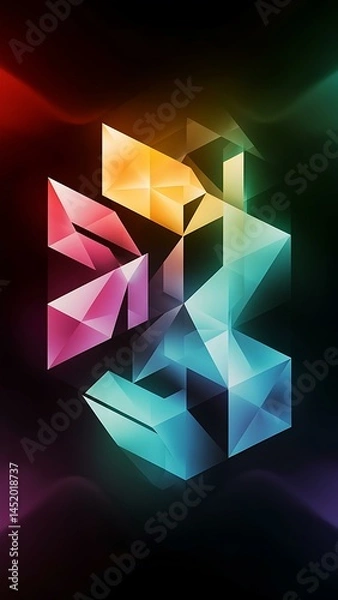 Fototapeta Abstract silver lines pattern on black background mosaic white and gray texture vector illustration