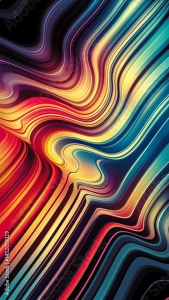 Fototapeta Geometric abstract background modern square design vector