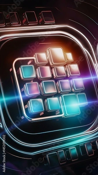 Fototapeta Trendy simple fluid color gradient abstract background with dynamic wave line effect vector illustration for wallpaper banner background card book illustration landing page