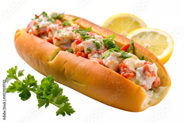 Obraz Lobster Roll with Lemon