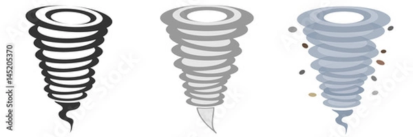 Fototapeta Tornado icon