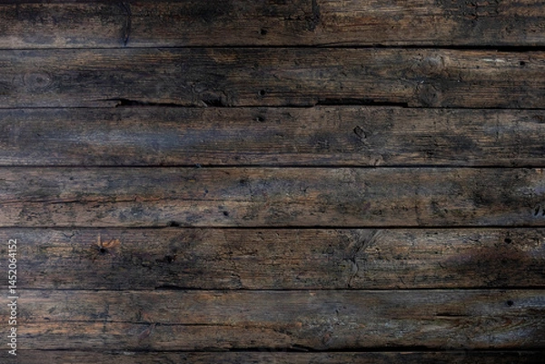 Fototapeta A beautifully textured Dark Wood Background suitable for a variety of Creative Projects