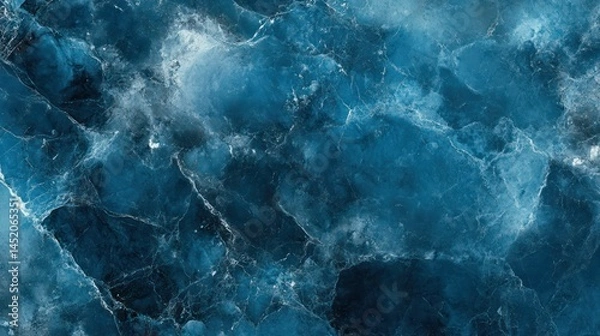 Obraz Abstract background with a blue marble texture.