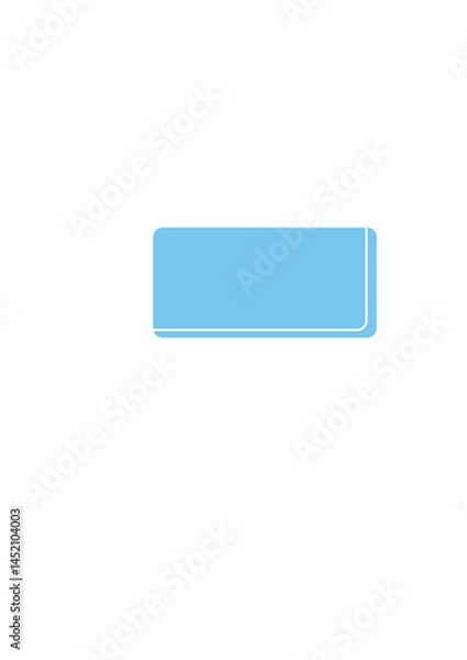 Fototapeta Rectangular text frame, highlighter, die,