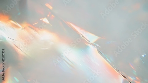 Obraz Exploring vintage aesthetics through analog textures and dynamic light effects with a cinematic grain