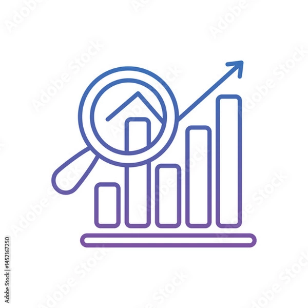 Obraz Impact Analysis Vector icon