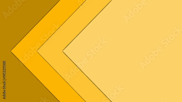 Obraz yellow abstract papercut background design, backgrounds