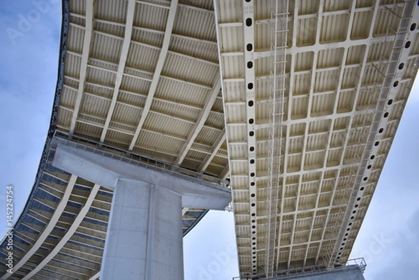 Fototapeta Highway junction, below view