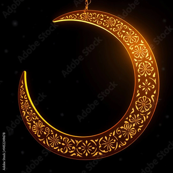 Fototapeta Ramadan Crescent Glow
