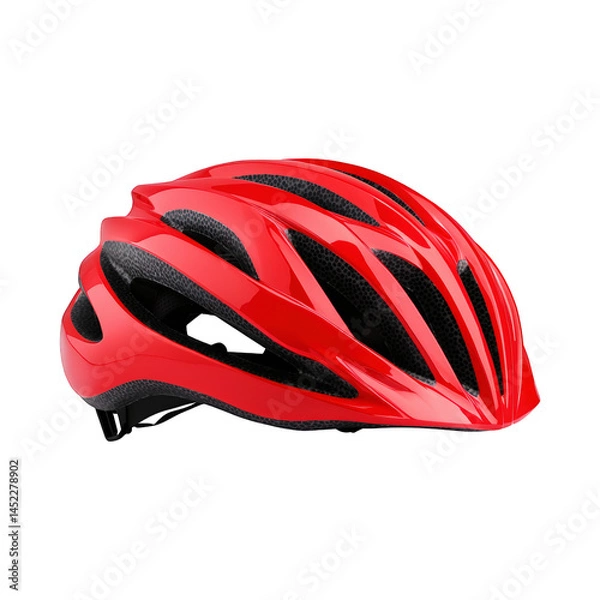 Fototapeta High-end bicycle helmet isolated protective