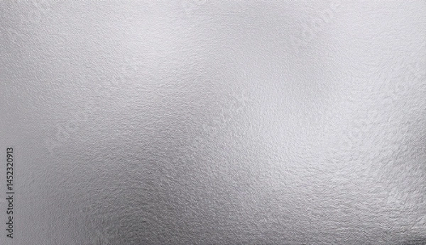 Obraz Close-up of a shiny silver foil texture with reflective properties and metallic sheen