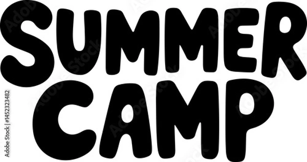 Obraz Summer Camp Fun Bold Letters