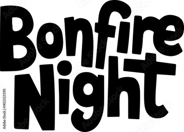 Obraz Bonfire Night Festive Event Design