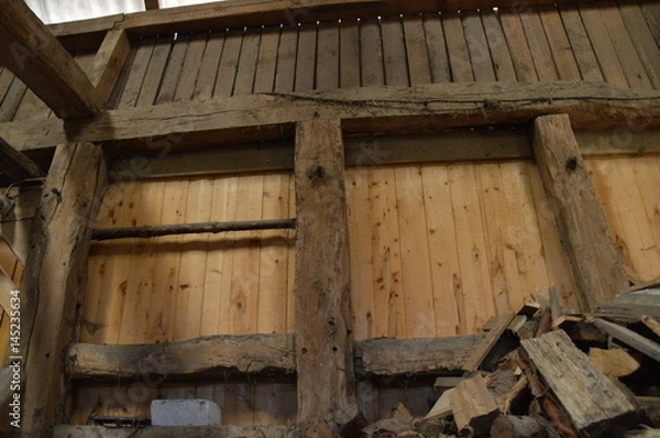 Fototapeta In einer Scheune