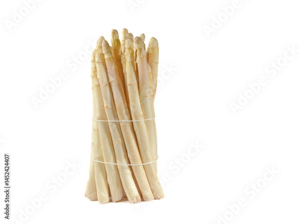 Obraz botte d'asperges isolée sur fond blanc