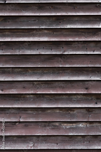 Fototapeta 古い木造住宅の壁 / 北海道の田舎