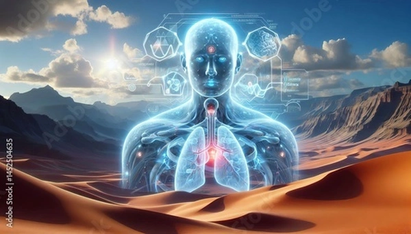 Fototapeta Genetic Code Oracle AI that can predict the functions and intera