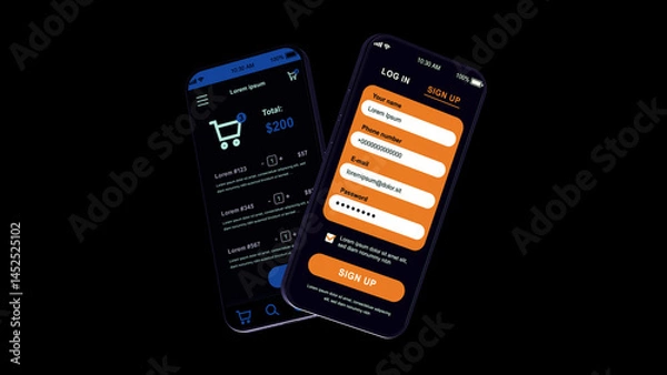 Obraz Minimal Phone Mockup