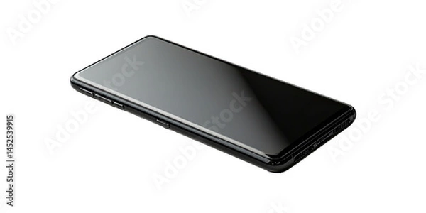 Obraz Foldable smartphone thin and elegant design isolated on white transparent background
