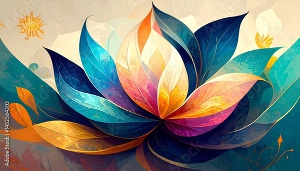 Fototapeta abstract colorful background