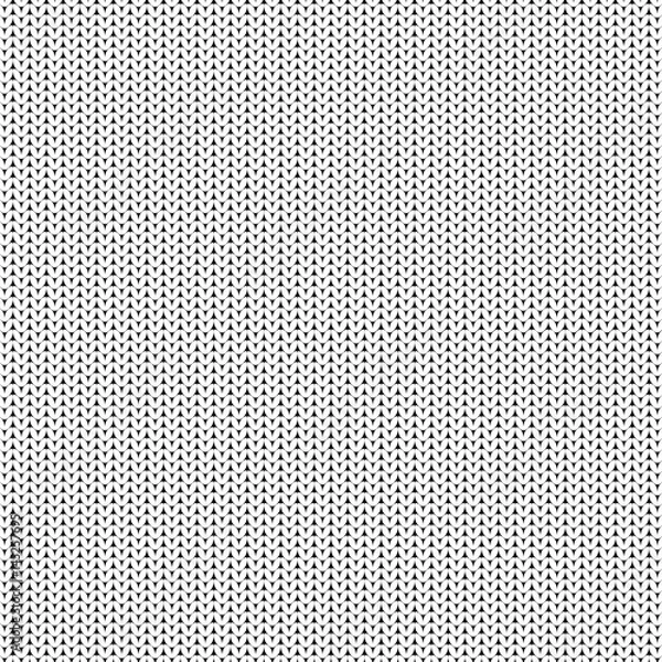 Obraz White knitted texture. Wool sweater identical stitch pattern.