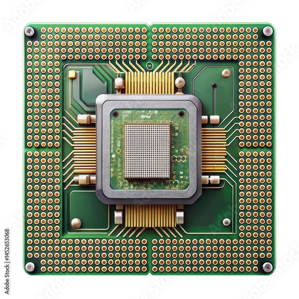 Fototapeta computer processor chip