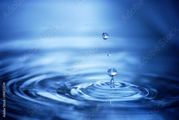 Obraz goccia d'acqua