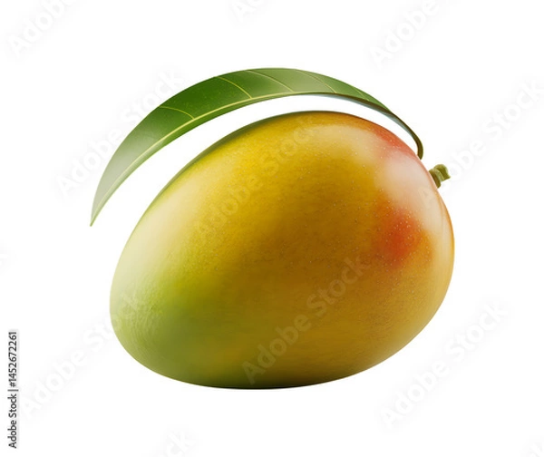 Obraz mango fruit with leaf PNG