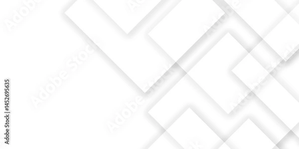 Fototapeta Modern seamless and retro pattern technology and business concept background. abstract background with minimal tech lines and white light grey shadows design for Banner, template space concept etc.	