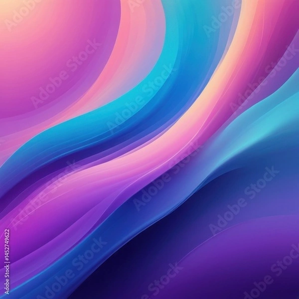 Fototapeta Abstract AI-generated colorful pattern design illustration