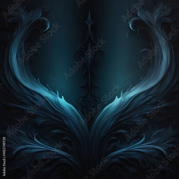 Fototapeta Abstract AI-generated colorful pattern design illustration