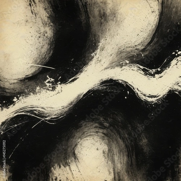 Fototapeta Abstract AI-generated colorful pattern design illustration