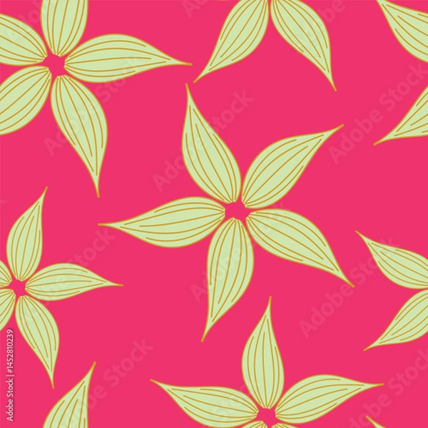 Obraz seamless pattern with leaves