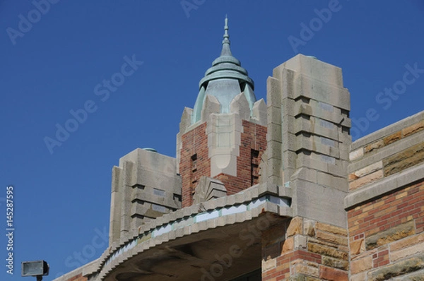 Obraz Art Deco Building Detail